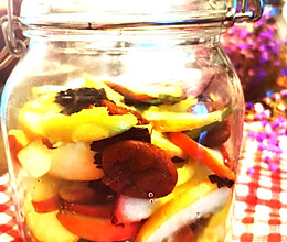 夏日开胃神器—紫苏桃子姜的做法