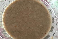 黑芝麻核桃米糊的做法