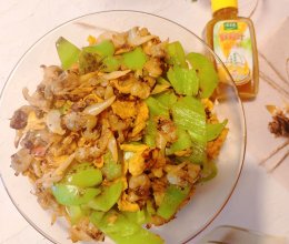 #加油 阿根廷#鸡蛋炒蚬子肉的做法