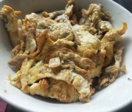 榨菜炒蛋的做法