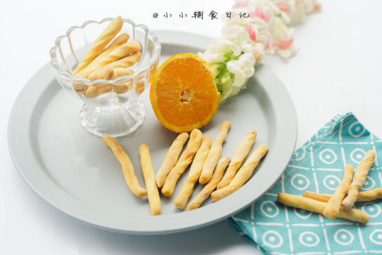 橙香无油无糖磨牙棒的做法