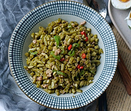 烂肉豇豆的做法