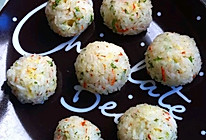 芝士流心饭团的做法