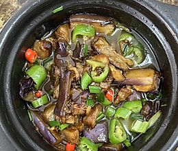咸鱼茄子煲的做法