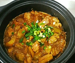 排骨茄子煲的做法
