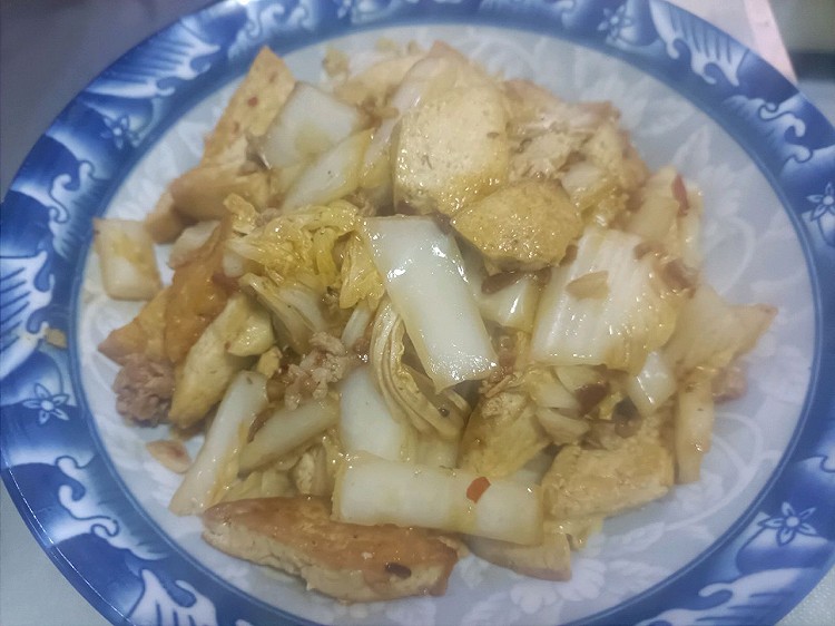 豆腐白菜的做法