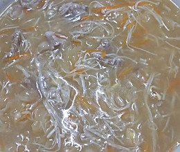 水煮捶肉片汤的做法