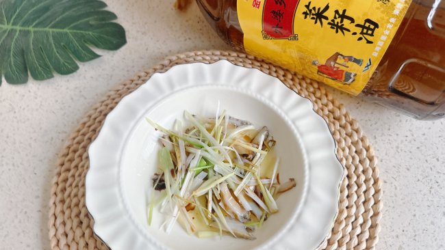 #菜油就选外婆乡，新鲜开榨抢先尝#一人食葱油鲍鱼的做法