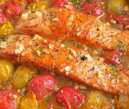 黑松露番茄三文鱼的做法