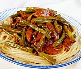 豆角肉拌面的做法