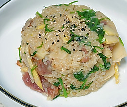 芥菜春笋时令饭的做法