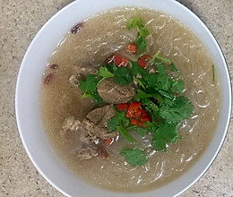 党参羊肉粉丝汤的做法