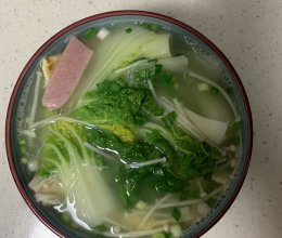 下饭鲜美汤系列-2.黄心菜鸡蛋汤的做法