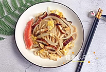 #中秋团圆食味#鳗鱼炒乌冬的做法