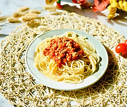 肉酱意大利面#快手又营养，我家的冬日必备菜品#的做法