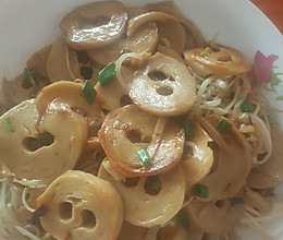 面筋炒豆芽的做法