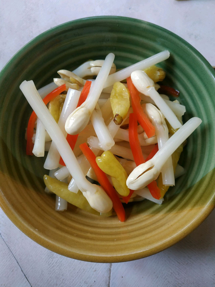 泡椒花生芽的做法