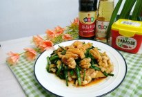 #味达美星厨X小厨中秋团圆宴#韭菜炒鱿鱼的做法