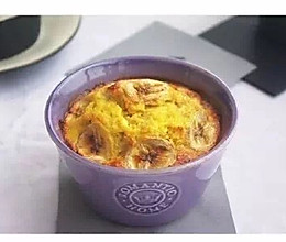 香蕉燕麦烤蛋奶的做法
