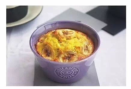 香蕉燕麦烤蛋奶的做法