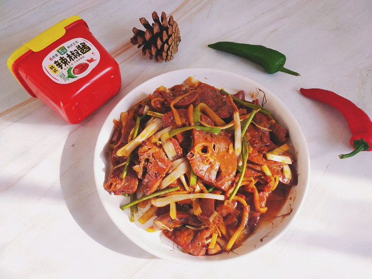 辣式炒猪肺的做法
