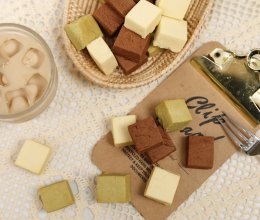 咖啡伴侣三色炼乳小方-凯度蒸烤箱的做法