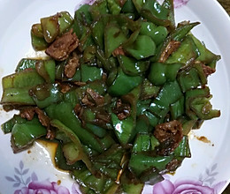 [拨喵家常菜]之青椒肉片的做法