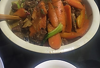 羊肉胡萝卜炖粉条青菜的做法