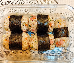 紫菜饭团的做法