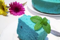 德蓝花戚风蛋糕的做法