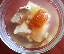 川贝雪梨炖瘦肉汤的做法