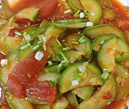 西葫芦炒番茄的做法
