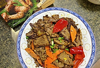 #龙年好运来 乐享豪吉味#快手家常回锅牛肉的做法