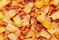 土豆腊八豆蒸肉的做法