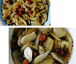 腌萝卜皮 萝卜芯的做法