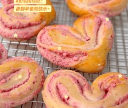 心心玫瑰奶酥面包的做法