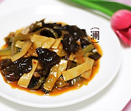 鱼香笋片杏鲍菇的做法