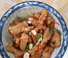 老式锅包肉出锅呛鼻子，好吃到起飞的做法