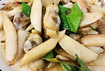 爆炒蛏子茭白的做法