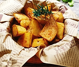 比薯条好吃的低脂烤薯角！！减肥解馋小零食的做法