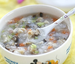香菇鸡茸蔬菜粥  的做法