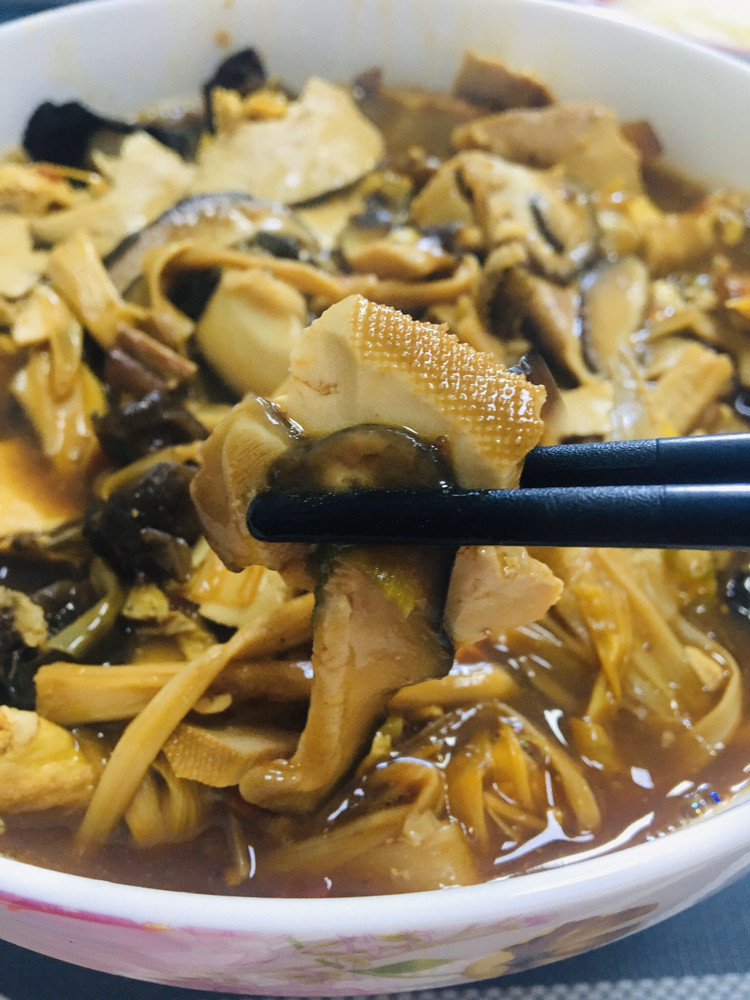 老天津卫打卤面加强版的做法