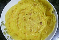 香香红萝卜鸡蛋饼的做法