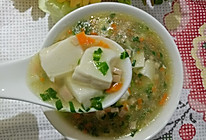 彩色豆腐羹的做法
