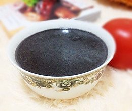 养生餐-黑芝麻山药糙米糊的做法