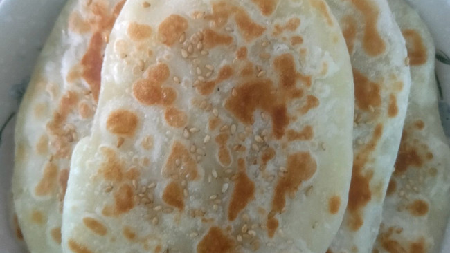 不发面不醒面的牛舌饼的做法
