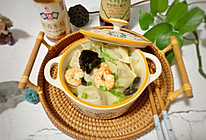 #味达美名厨福气汁，新春添口福#虾仁馄炖的做法