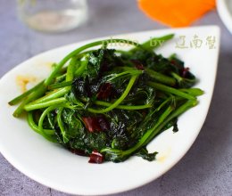 素炒红薯叶的做法