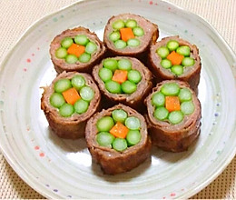 花样芦笋卷的做法