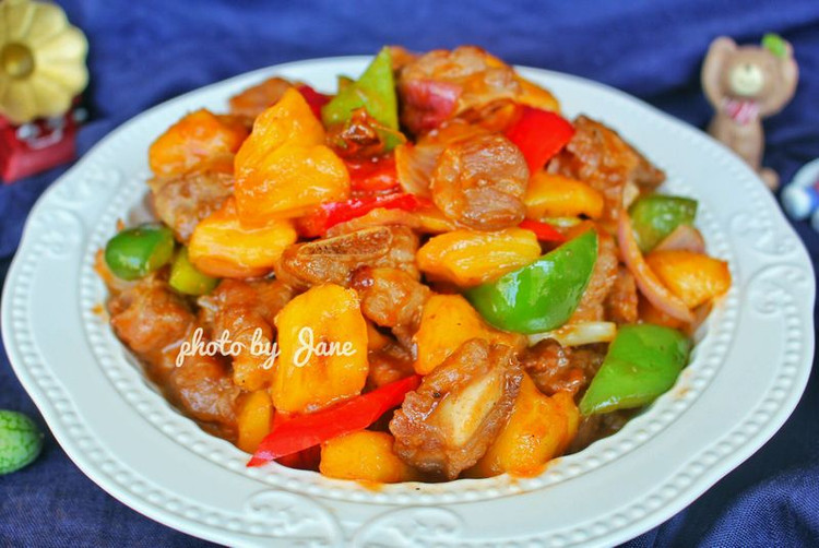 菠萝酸甜排骨的做法